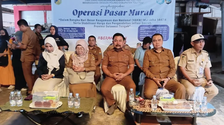 Operasi Pasar Murah Diserbu Warga Tolitoli jelang Iduladha