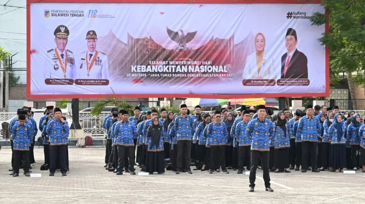 Wagub Sulteng Pimpin Upacara Peringatan Harkitnas ke-118 Tahun