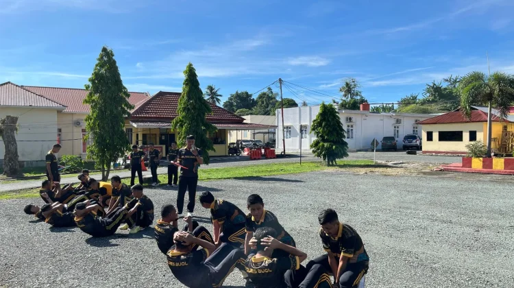 Polres Buol Gelar Kesamaptaan Jasmani Berkala Semester I Tahun 2026