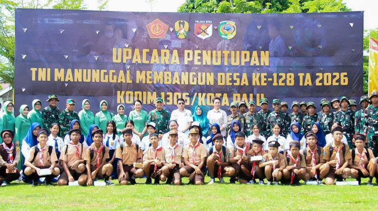 Bupati Parigi Moutong Hadiri Penutupan TMMD ke-128