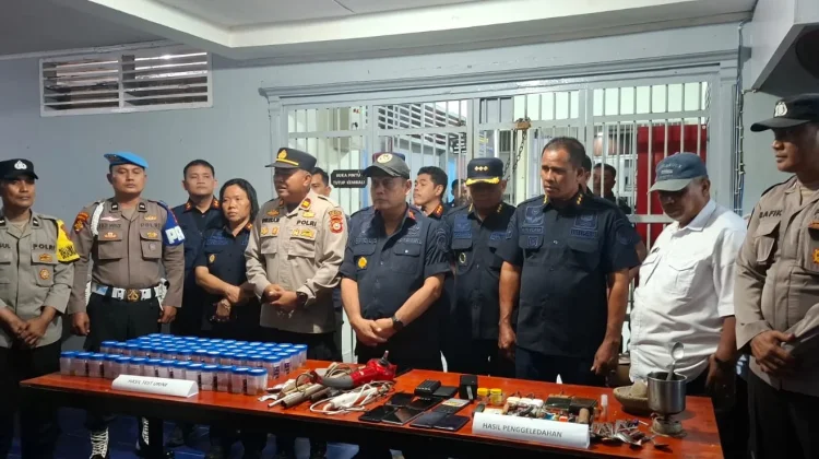 12 WBP Dinyatakan Positif Narkoba saat Pelaksanaan Razia Gabungan di Lapas Parigi