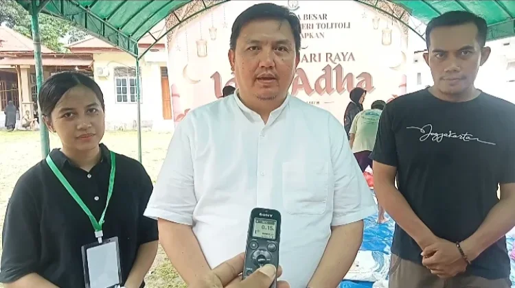 Kejari Tolitoli Kurban Empat Ekor Sapi pada Iduladha 1447 Hijriah