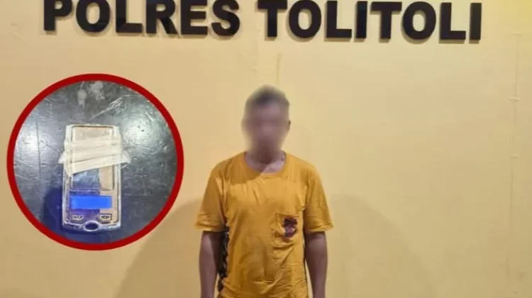 Polres Tolitoli Tangkap Pengedar Sabu di Lingadan