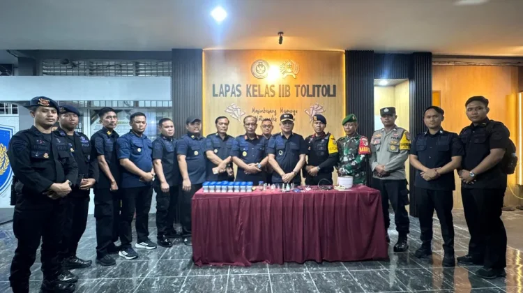 Ditjenpas Sulteng Lakukan Penggeledahan dan Tes Urine di Lapas Tolitoli