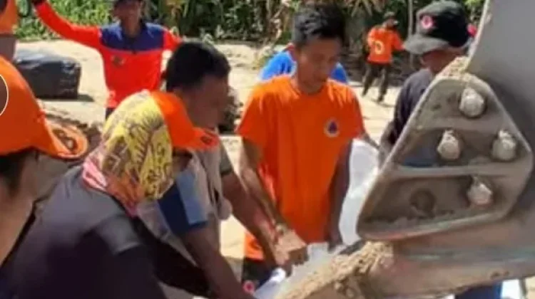 Perbaikan Tanggul Balinggi Jati Dikebut, Diperkirakan selesai dalam 9 Hari