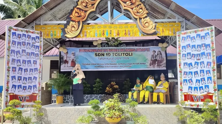 Kelulusan dan Perpisahan SDN 10 Tolitoli Penuh Haru dan Kebahagiaan