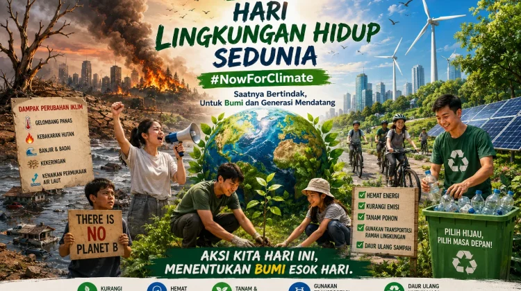#NowForClimate, Saatnya Bertindak untuk Masa Depan Bumi