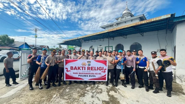 Polres Buol Gelar Bakti Religi Serentak Sambut Hari Bhayangkara ke-80