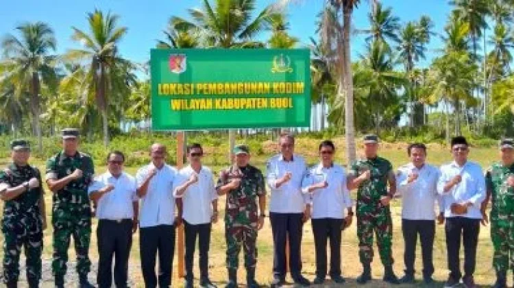 Danrem 132/Tadulako Tinjau Lokasi Rencana Pembangunan Kodim Buol