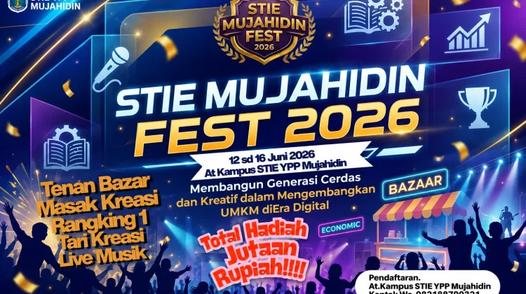 Persiapan STIE Mujahidin FEST 2026 Capai 80 Persen