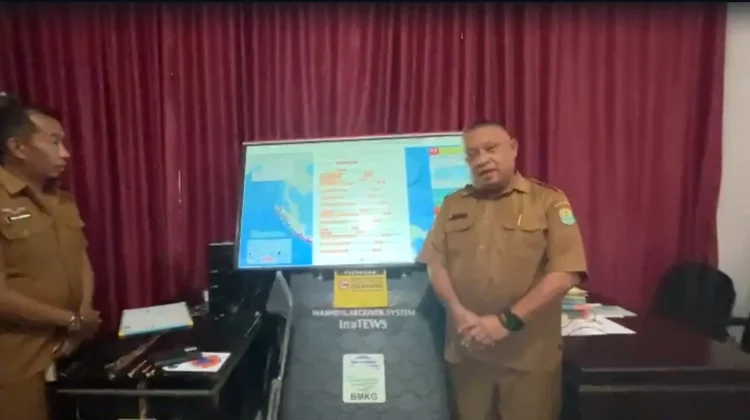 BMKG Cabut Status Siaga Tsunami, BPBD Buol Pastikan Wilayahnya Aman