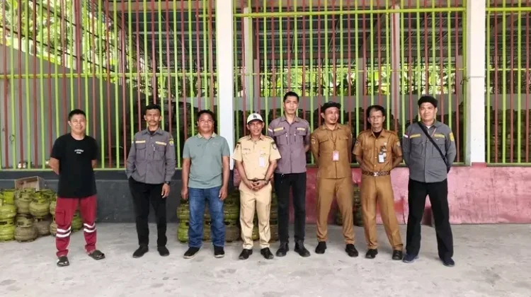 Dinas Perdagangan Tolitoli Tinjau Pangkalan Gas, Tegaskan HET Rp30 Ribu
