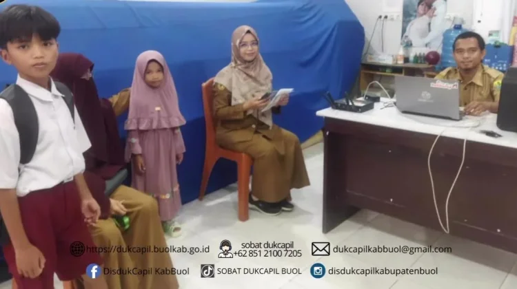 Disdukcapil Buol Permudah Pembuatan KIA, Pemilik Dapat Diskon Belanja