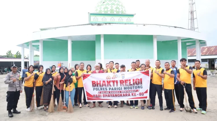 Polres Parigi Moutong Gelar Bakti Religi Lintas Agama Sambut HUT Bhayangkara ke-80