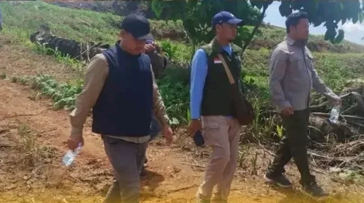 Kantah Buol Tinjau Trayek Tata Batas Hutan di Unone dan Bukal
