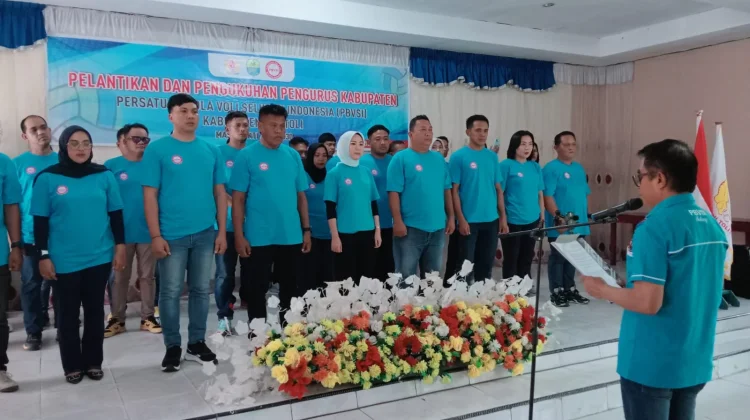 58 Pengurus PBVSI Tolitoli Resmi Dilantik