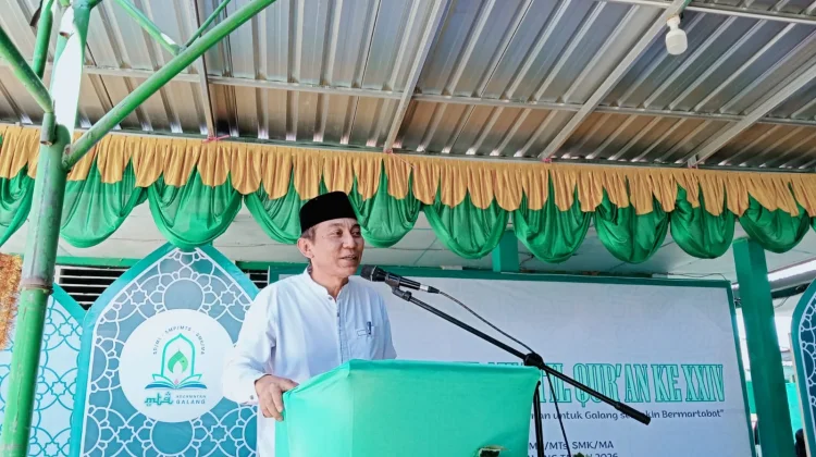 Moh Dzikron Buka MTQ ke-24 Pelajar Tingkat Kecamatan Galang