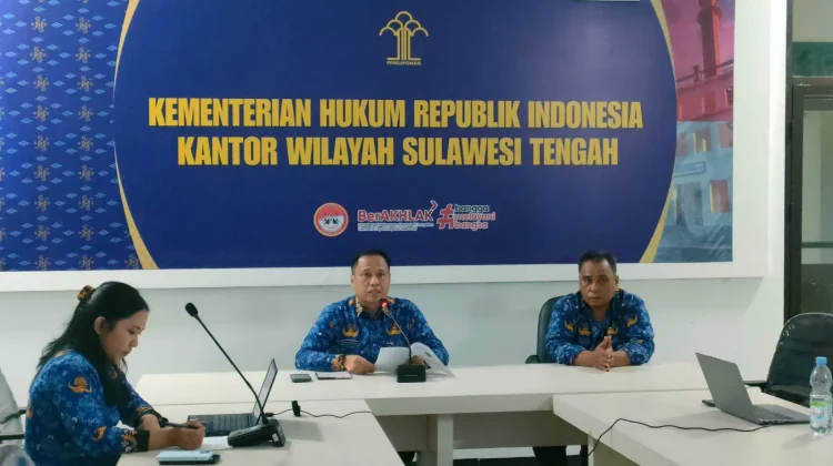 Kemenkum Sulteng Dorong Kualitas Pengelolaan JDIH Daerah