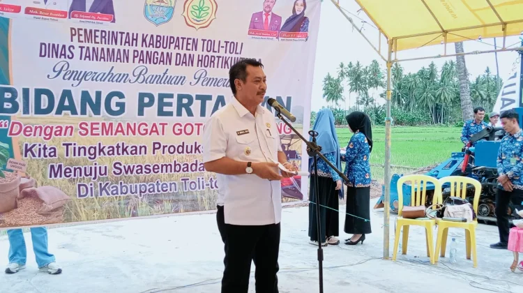 Bupati Tolitoli Minta Petani Optimalkan Bantuan Benih