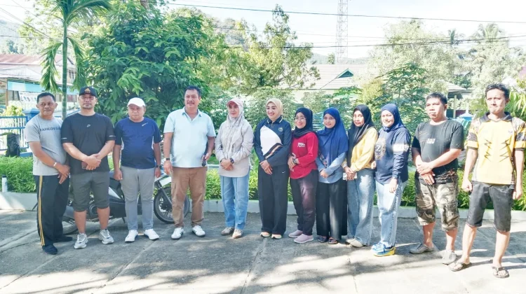 Kerja Bakti Kantor Camat Baolan diKunjungi Bupati Tolitoli