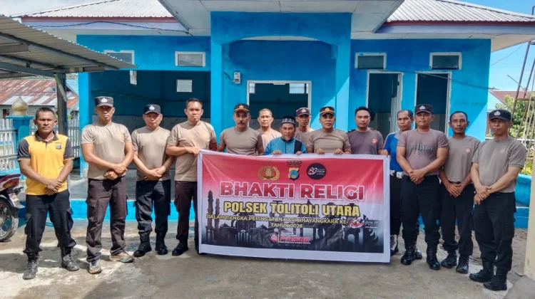 Sambut HUT Bhayangkara Polsek Tolitoli Utara Gelar Bakti Religi