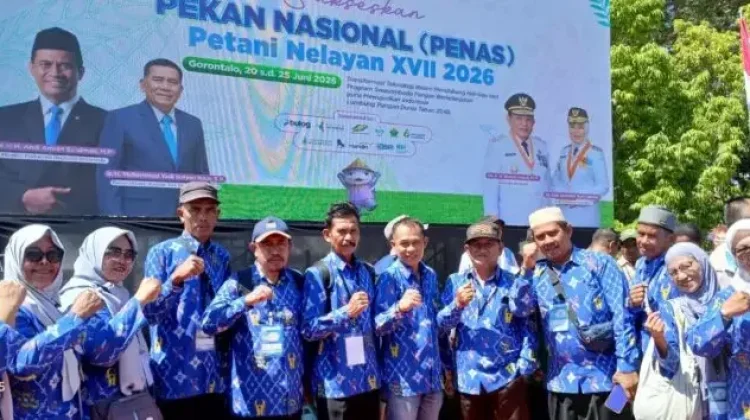 Kontingen Tolitoli Ikuti PENAS Petani Nelayan XVII di Gorontalo