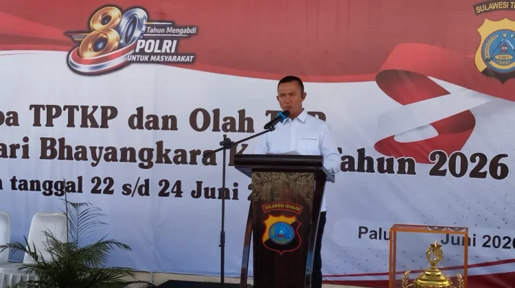 Lomba Olah TKP Ramaikan Hari Bhayangkara ke-80 di Polda Sulteng