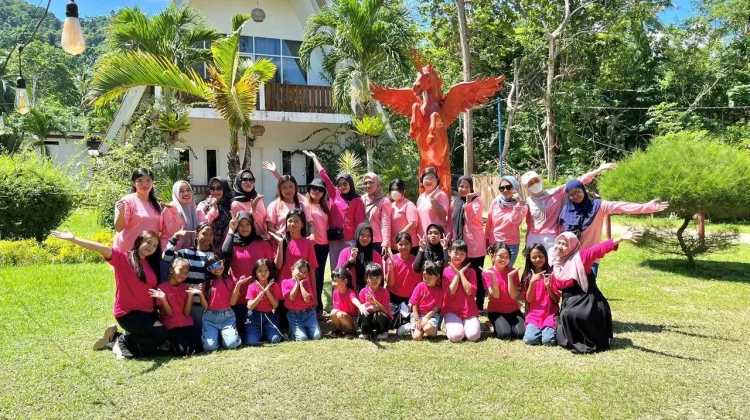 Family Gathering Bibine Dolrago Pererat Kekompakan Orang Tua dan Anak