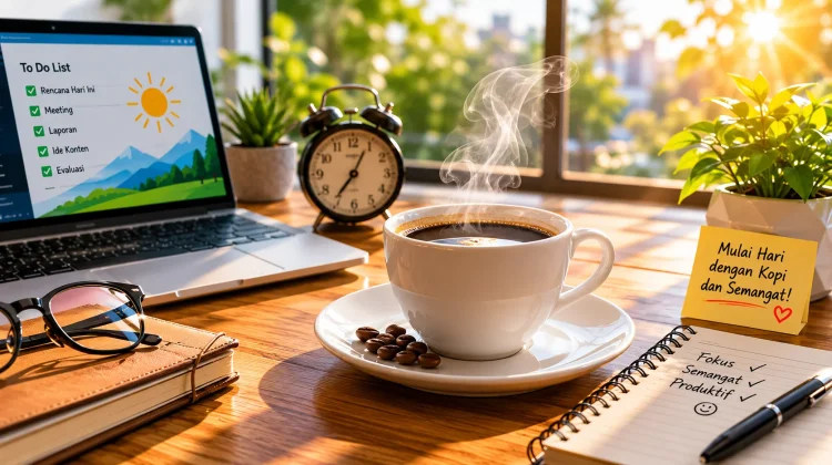 Kopi Pagi Bantu Tingkatkan Fokus dan Energi untuk Memulai Aktivitas
