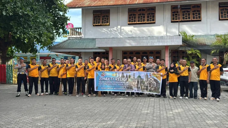 Polda Sulteng Gelar Bakti Sambut Hari Bhayangkara ke-80 Tahun