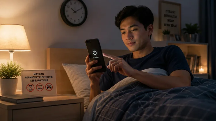 Kurangi Screen Time sebelum Tidur untuk Mendukung Kualitas Istirahat