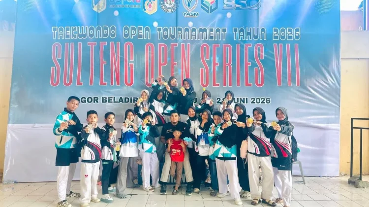 Terkendala Biaya Mandiri, Taekwondo Buol Tetap Sabet 13 Medali Emas di Sulteng Open