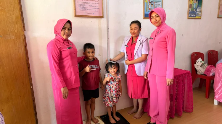 Posyandu Kemala Bhayangkari Perkuat Upaya Cegah Stunting di Tolitoli
