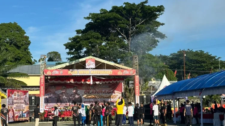 Hari Bhayangkara ke-80, Polres Buol Gelar Jalan Santai