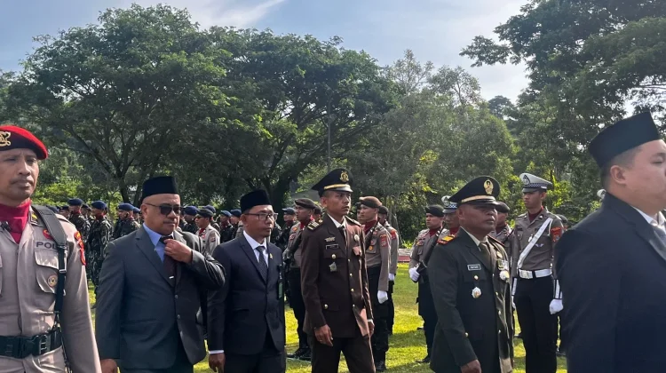 Mewakili Bupati di HUT Polri, Sekda Buol Ajak Semua Pihak Bahu-Membahu Jaga Daerah