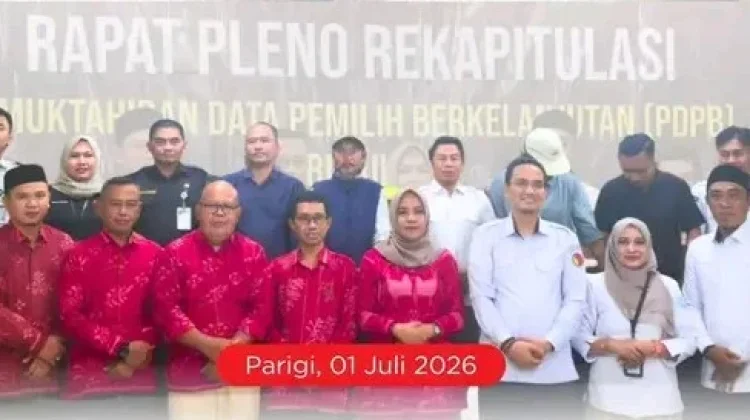 Bawaslu Awasi Pleno Rekapitulasi PDPB Triwulan II Parigi Moutong 2026
