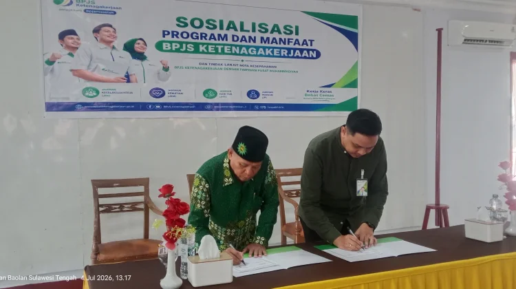 Muhammadiyah Tolitoli Perkuat Perlindungan Pekerja Bersama BPJS Ketenagakerja