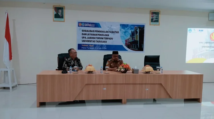 Untad Sosialisasikan Layanan UPA Laboratorium di Tolitoli dan Buol