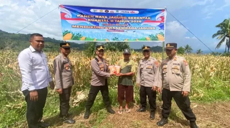 Sinergi TNI-Polri Perkuat Ketahanan Pangan di Lampasio