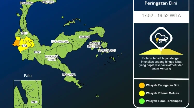 BMKG: Cuaca Tolitoli, Buol, dan Parimo Cerah Berawan