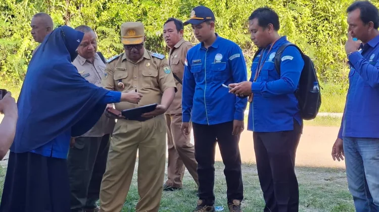 Sekda Buol Terima Tim BMKG Survei Pascagempa