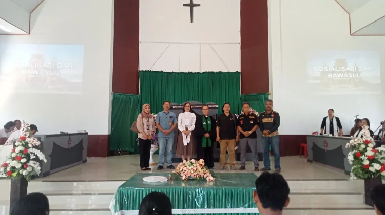 Bawaslu Tolitoli Edukasi Jemaat Gereja Bukit Zaitun Soal Kepemiluan