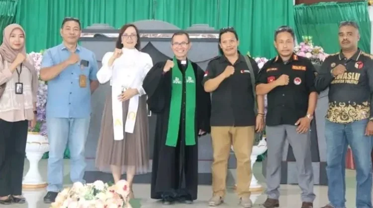 Bawaslu Tolitoli Edukasi Jemaat soal Pentingnya Data Pemilih