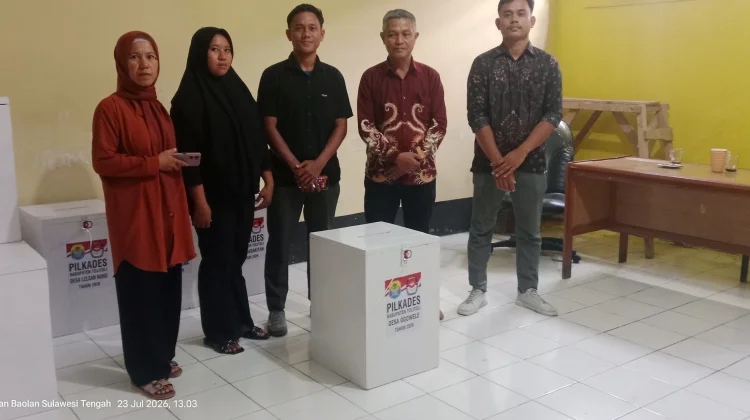DPMD Tolitoli Mulai Terima Pengembalian Kotak Suara Pilkades