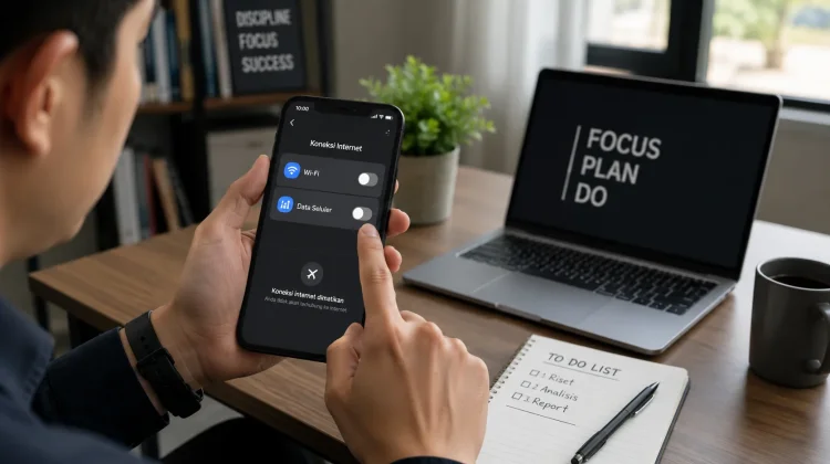 Manfaat Mematikan Internet Satu Jam Sehari, Menjaga Fokus dan Kesehatan Mental