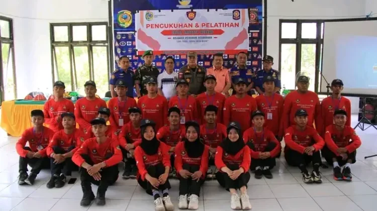 Redkar Parigi Moutong Dikukuhkan, Siap Hadapi Darurat Kebakaran