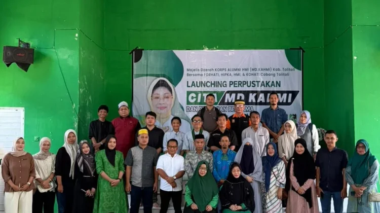 KAHMI Tolitoli Luncurkan Perpustakaan Cita, Perkuat Budaya Literasi