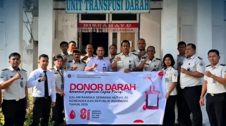 Lapas Parigi Gaungkan Semangat Kemanusiaan melalui Donor Darah