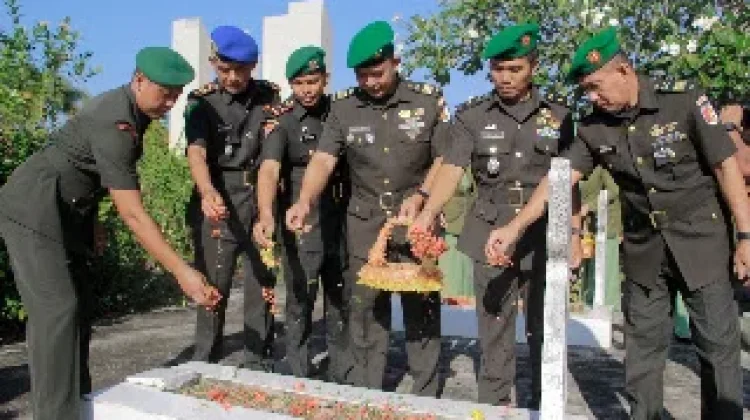 Kodim 1305/BT Ziarah TMP Kalangkangan, Kobarkan Semangat Juang