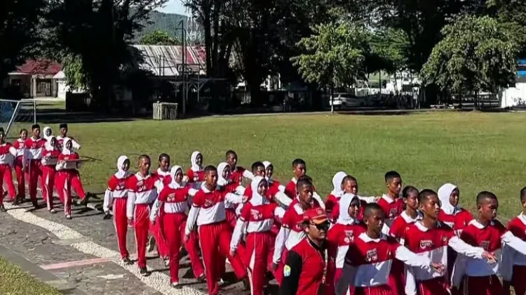 33 Calon Paskibraka Tolitoli Intensifkan Latihan jelang HUT RI